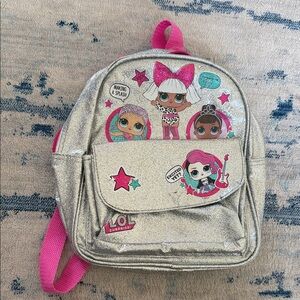 L.O.L. Surprise! Silver and Pink Kids Backpack